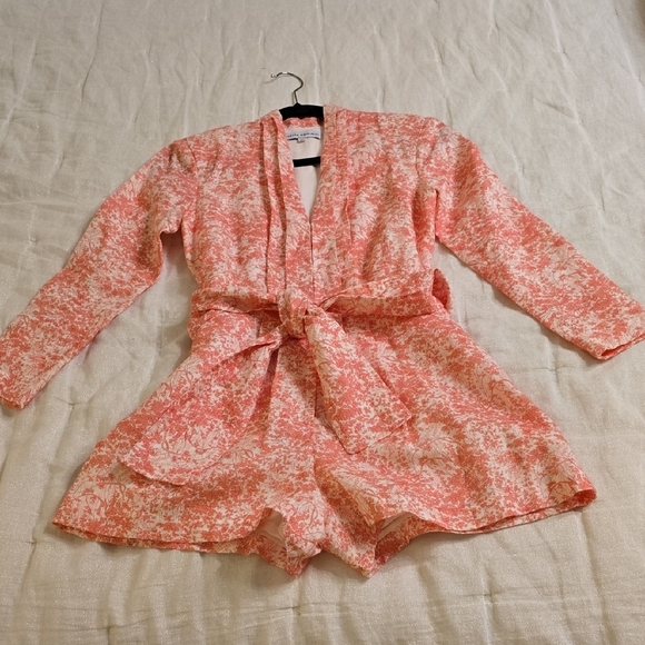 Karina Grimaldi Pink and White Floral Jumpsuit - Picture 7 of 16